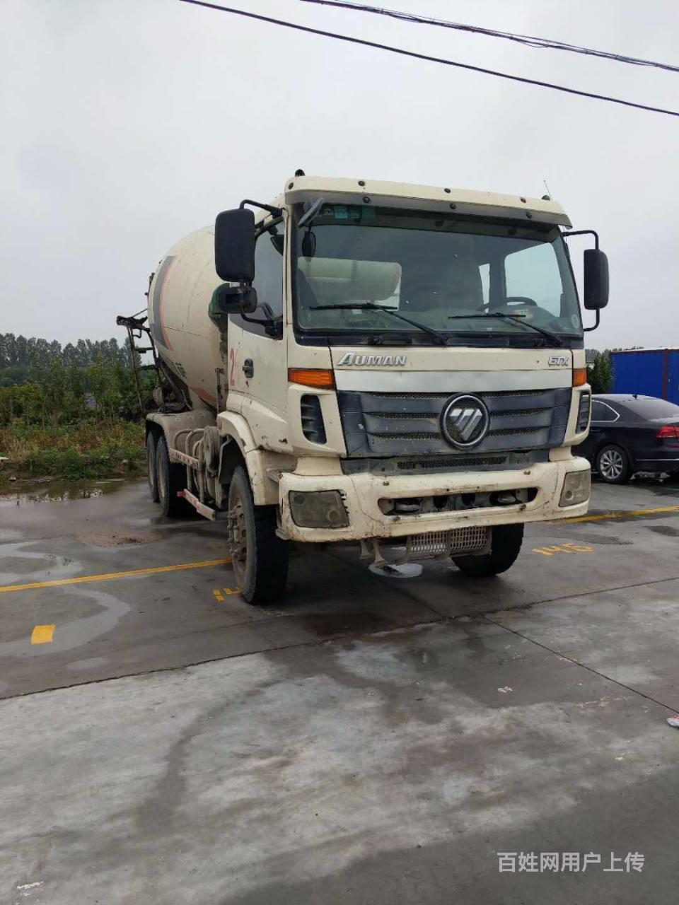 转让二手欧曼etx搅拌车 大14方 后8轮