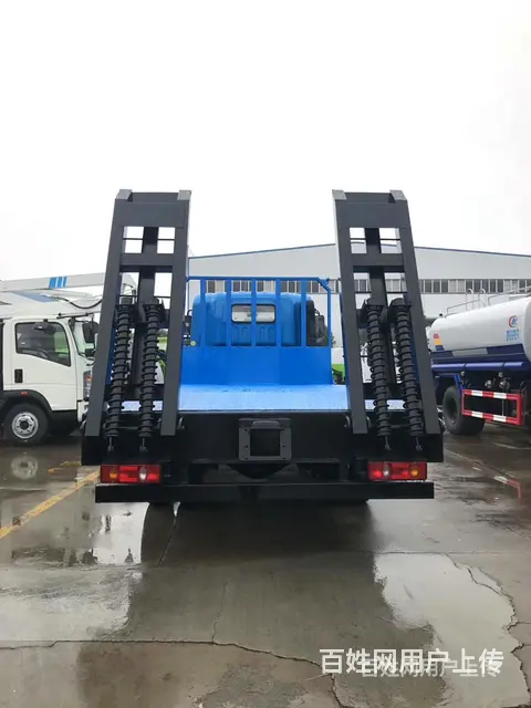 大运国六3900轴距5米板长挖机拖板车 短轴距够灵活 - 图片 6