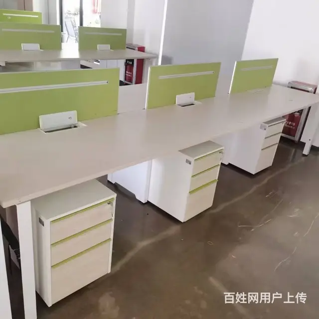 二手开放式卡位出售，老板桌椅经理台会议桌，包送装 - 图片 10