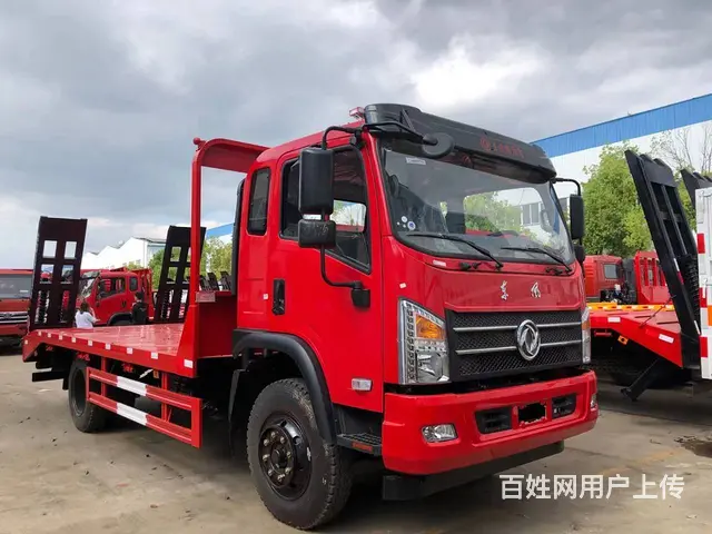 东风商用挖掘机平板车135挖机拖车5米4挖机拖车 - 图片 1