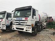 豪沃二手烧气搅拌车 大18方375马力前四后八国五