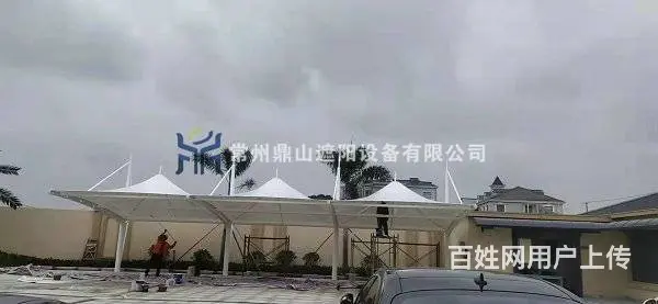 金坛园林车棚 园林景观凉亭，膜结构雨棚供应 - 图片 1