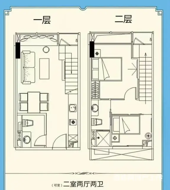 余杭区首付2万月供4000元精装loft公寓近银泰 - 图片 9