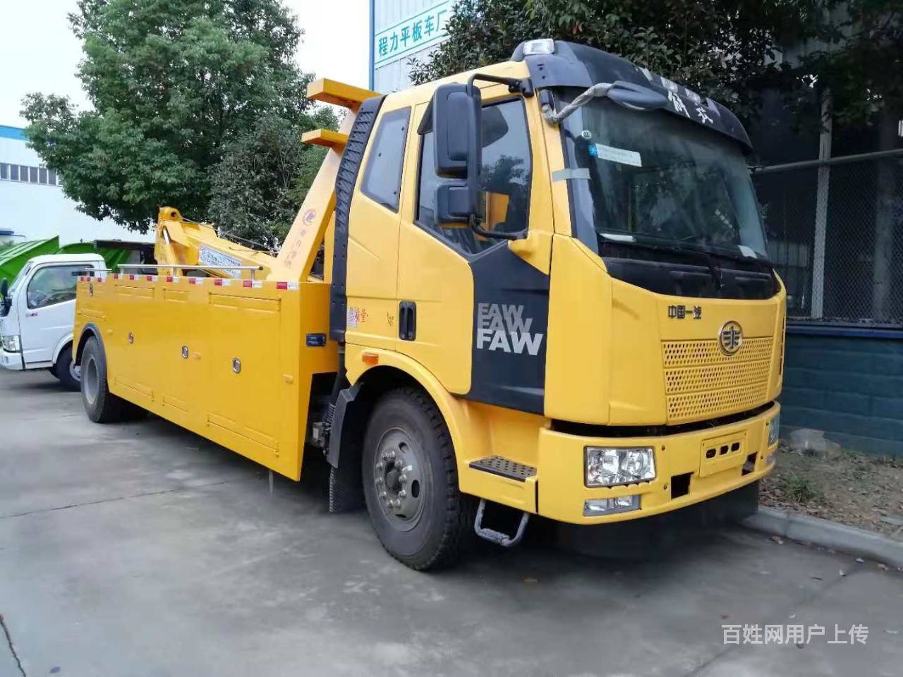 解放j6一拖一12吨拖吊连体清障车救援车价格电话