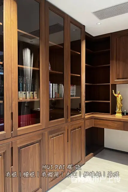 长沙整房整屋实木家具,实木衣帽间,鞋柜订做绿色建材 - 图片 3
