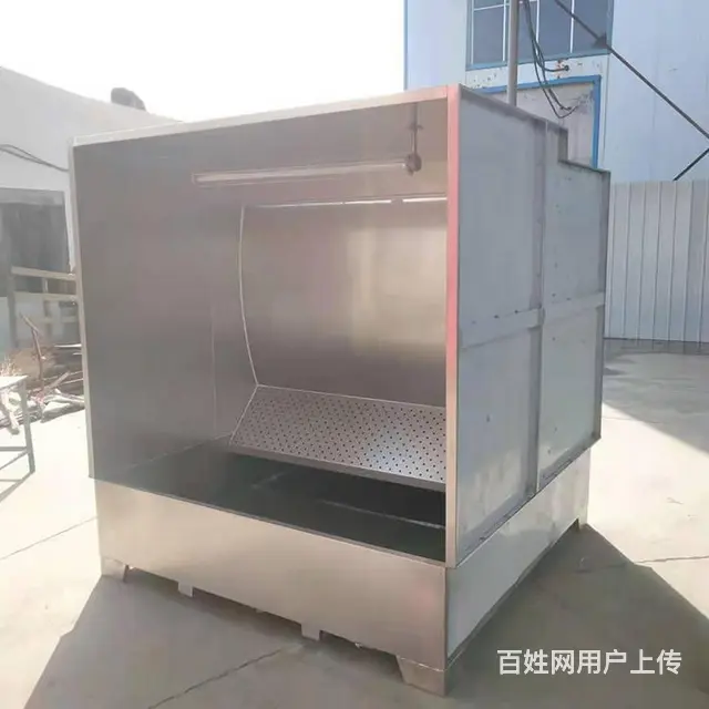 工厂销售滨州潍坊喷绘招牌废气净化水帘柜设备 - 图片 4