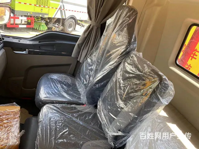 国六陕汽德龙平板车价格　拉挖掘机钻机拖板车　包送车 - 图片 9