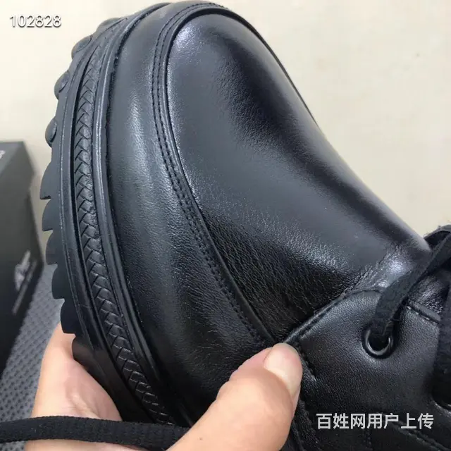 际华3515-X-5695男士休闲羊毛靴 系带款 超防滑 牛 - 图片 2