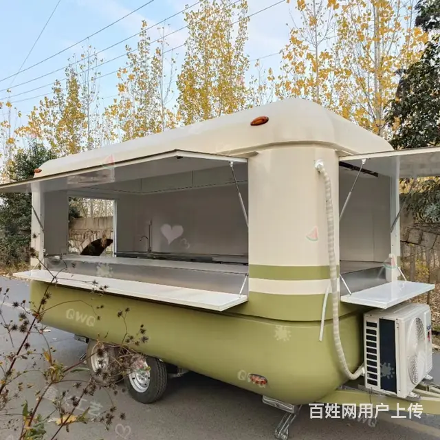 网红新型餐车网红爆款主题餐车商业引流可移动售卖咖啡 - 图片 7