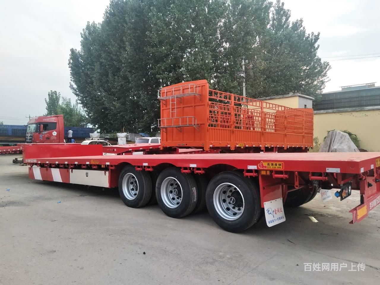 专业出售定做13.75米宽3米半挂车 带手续