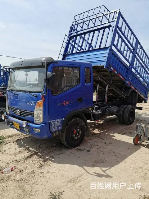 低价转让4米高栏二手时风风驰后翻自卸小货车 小黄牌 - 图片 3