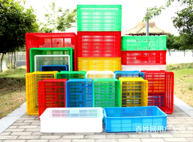 五金零件盒分格斜插箱塑料箱快递折叠筐冷冻盒保温箱 - 图片 1