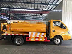 东风途逸3.5方蓝牌清洗吸粪车 抽泥浆化粪池隔油池