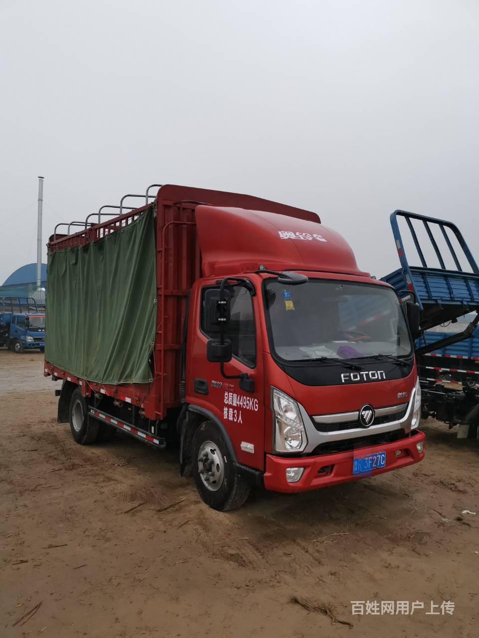 售二手奥铃4米2高栏小货车825-16轮胎涡轮增压