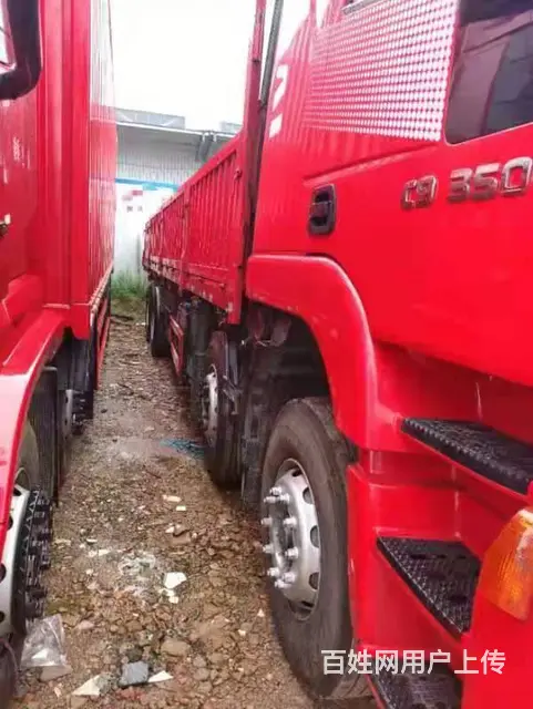 出售红岩杰狮前四后八平板车350马力19年4月 - 图片 2