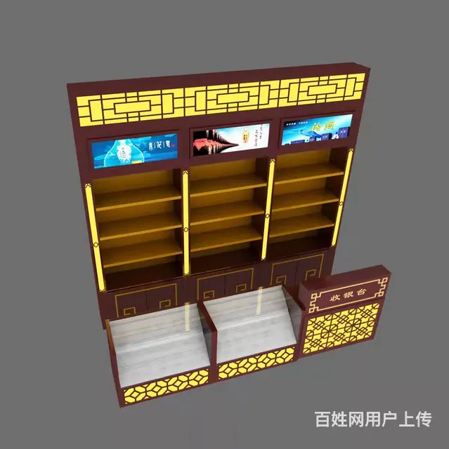 常州定做烟酒柜，烟柜出售，红酒展柜制作厂家 - 图片 8