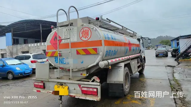 二手8吨运油车油罐车玉柴150马力带加油机车况精品 - 图片 3