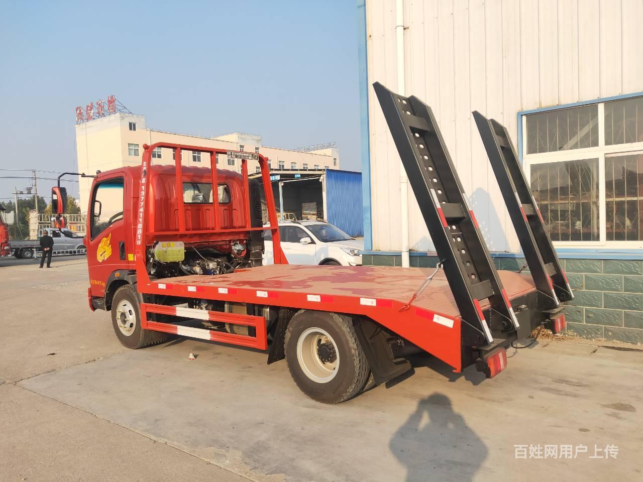 小挖机拖板车 蓝牌板车 70挖机拖车 包牌照个人户