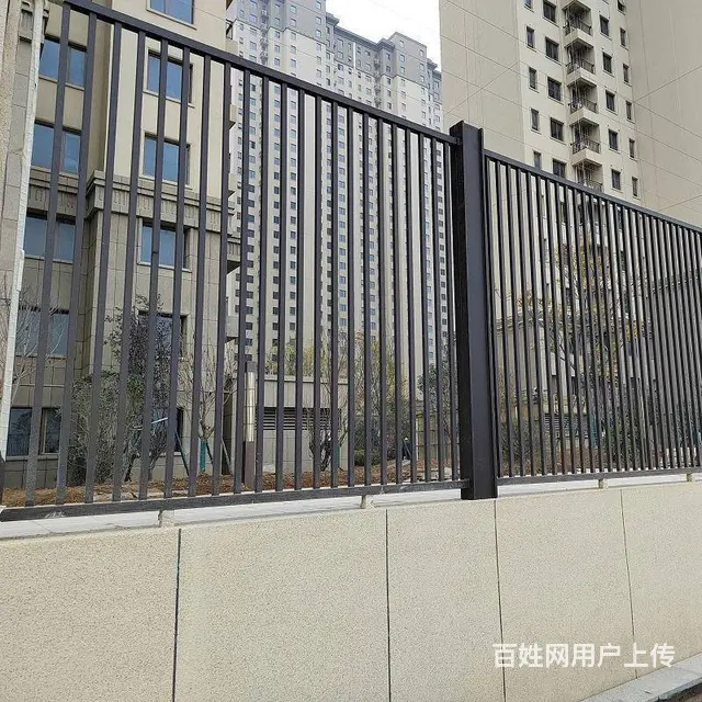 公园锌钢栅栏 包安装铁艺围墙栏杆 - 图片 2