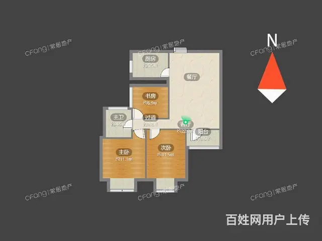 弘阳（新）温馨居家三房朝南落地窗 - 图片 11