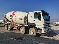 18年二手豪沃搅拌车 三一上装 大20方 前四后八