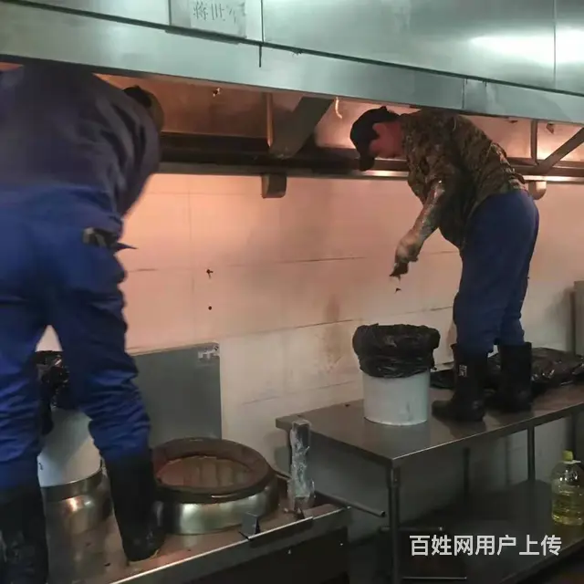 昆山餐厅油烟机、油烟罩、油烟管道清理，专业正规 - 图片 2