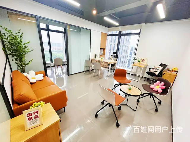直租！火车东站落地窗办公室，1+1格局好户型，赠免租赠网络 - 图片 3
