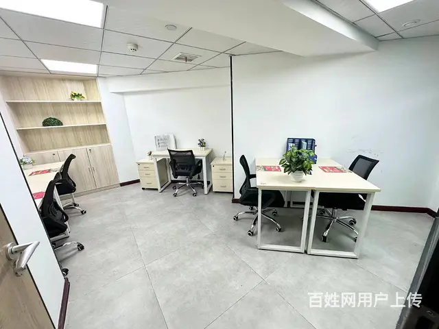 共享办公，正地铁口 精装带家具，独立办公室，近五一广场 - 图片 5