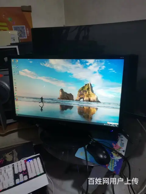 全好24寸大屏电脑液晶显示器 - 图片 1