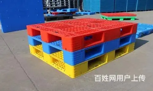 二手塑料垫板仓储防潮板塑料托盘二手塑料地拍子栈板 - 图片 1