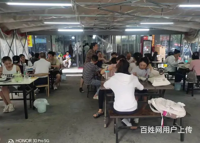 （同城乐铺推广）启迪商业街63平餐饮店转让，门头宽，外摆区大 - 图片 1