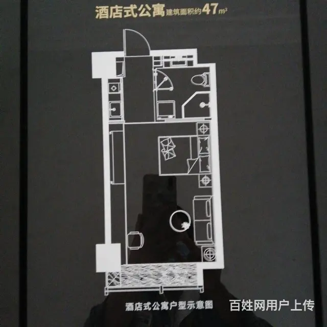 西区颐丰花园附近黄金城精致酒店式公寓，面料小总价低，创意生活 - 图片 11