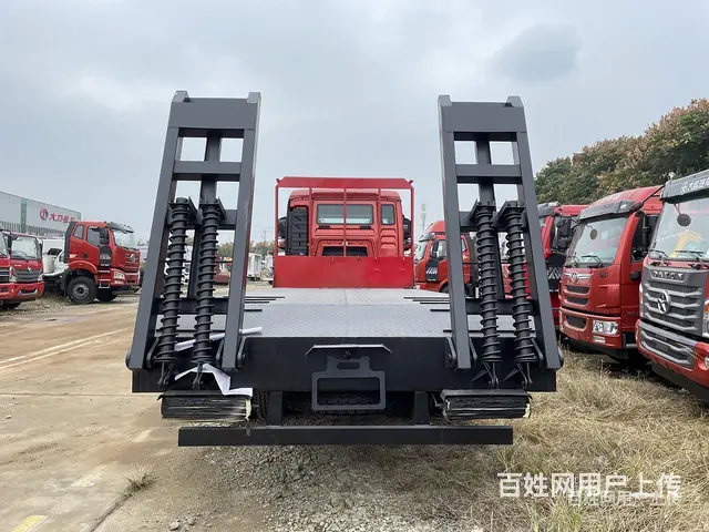 拉150挖机挖机平板车 拖板车 特价现车供应 - 图片 12