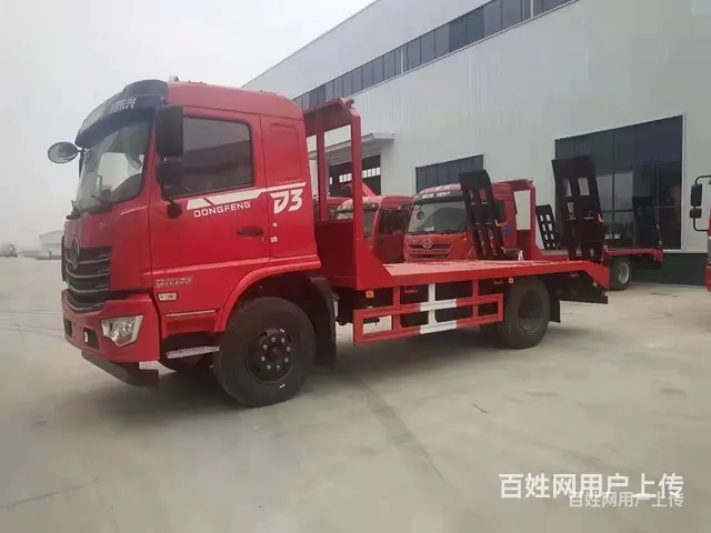 红河国6东风单桥挖机平板车15吨挖机拖车配置表报价大全 - 图片 12