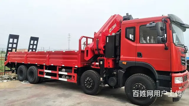 玉柴270马力 东风25吨折臂平板随车吊多少钱 - 图片 7