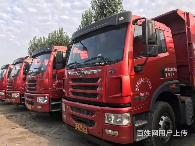 出售多台红色和绿色解放悍V。270马力457加强侨 - 图片 1