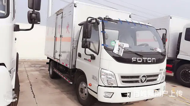 福田奥铃4米2黄牌气瓶车 易燃液体车危化厢式运输车 - 图片 5