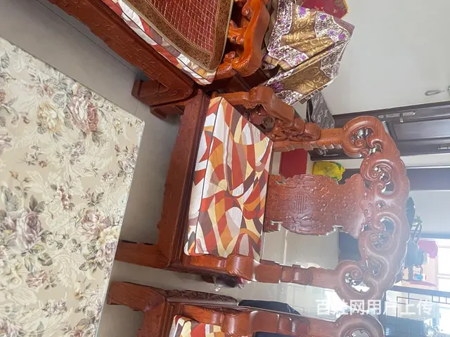 10件套黄花梨沙发和7件套歺桌椅黄花梨木 - 图片 5