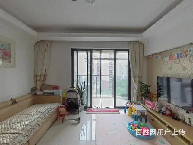 招商花园城二期 高层南向3室2厅90m?整租3800/月 - 图片 1