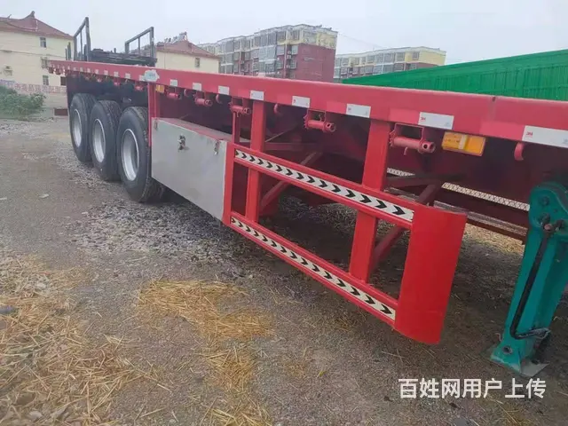 池州13米平板半挂车 现车出售 配置大 价格不高 - 图片 8