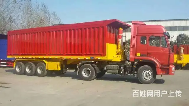 订做平板侧翻 后翻挂车 - 图片 3
