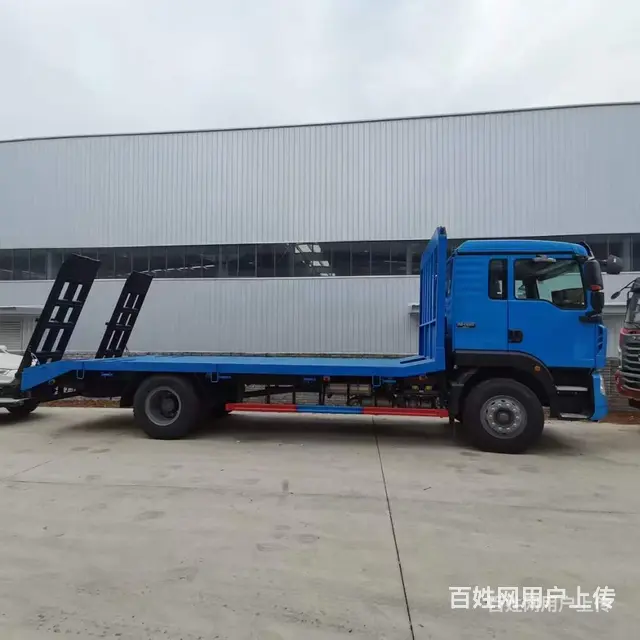 重汽拉150挖机平板运输车 性价比高 - 图片 1