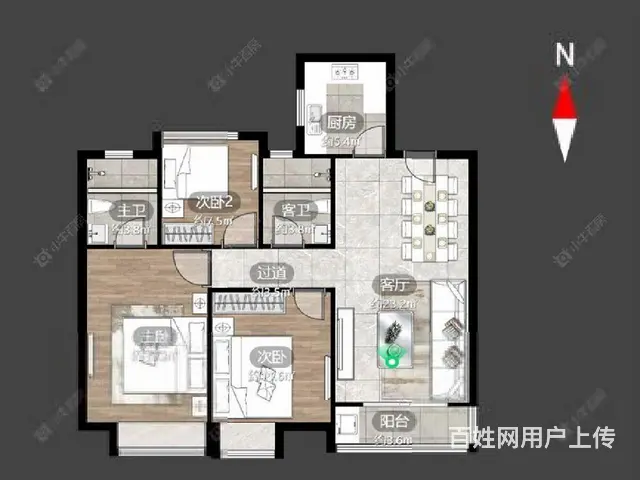 业主工作调动到上海（低于市场15万急售）不靠高架，纯毛坯 - 图片 10