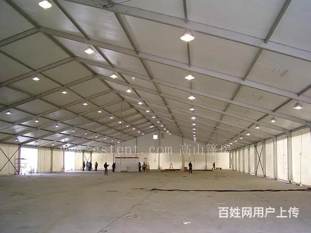 大型仓库帐篷厂家 临时仓储篷房生产销售 空间利用率 - 图片 2
