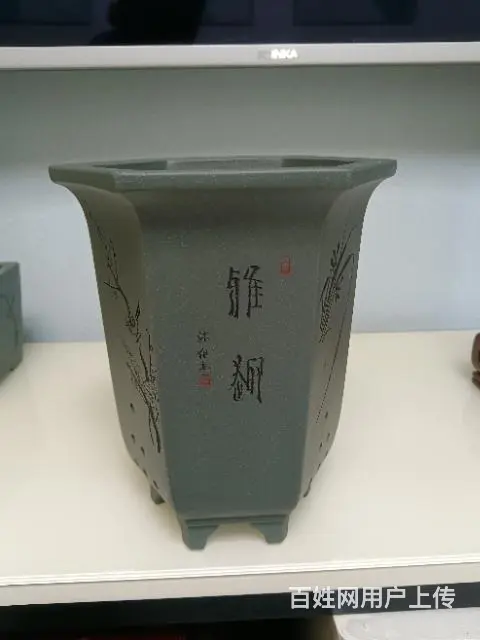 精品盆景花盆，宜兴紫砂花盆 - 图片 3