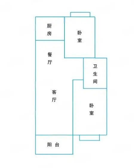 永福城一楼两室两厅家具家电齐全拎包就可以住 - 图片 10