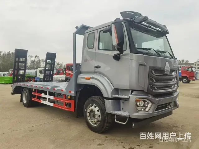 海口厂家直销重汽平板拖车12吨挖掘机拖车现车特价出售 - 图片 12