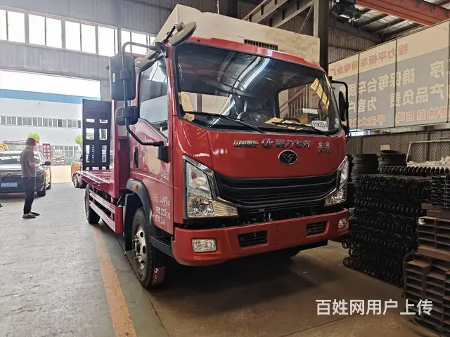 重汽豪曼蓝牌平板车 板宽2.4米2.5米拖车包上户 - 图片 9