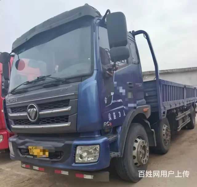 17年8月瑞沃前四后四7.8米平板货车 - 图片