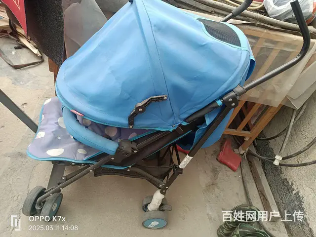 个人闲置童车童床出售三件套100元 - 图片 1